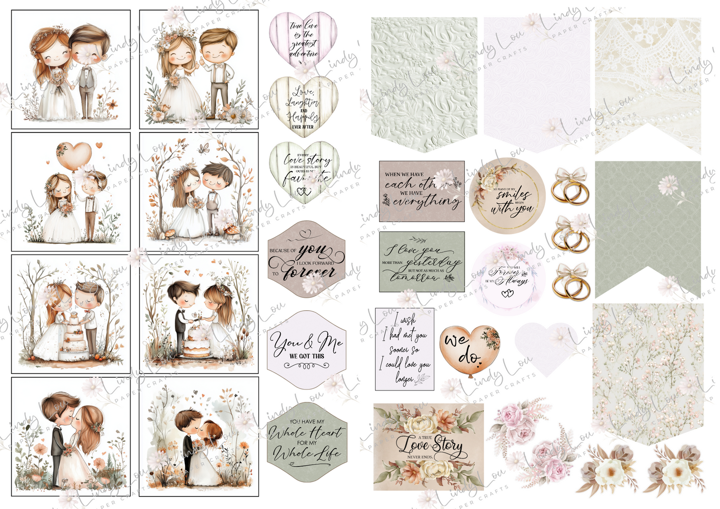 A4 Paper Collection - Tied with a Kiss