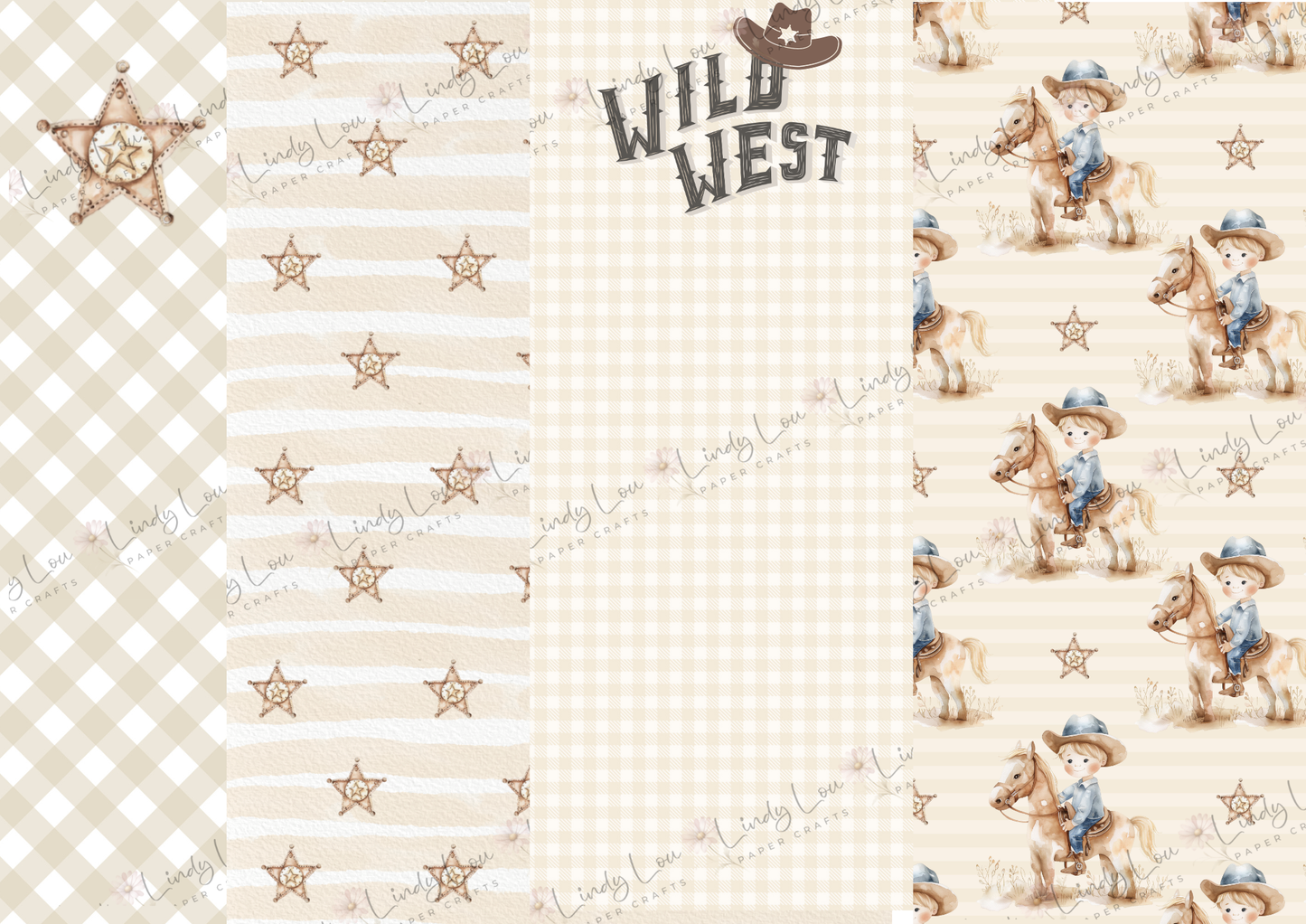 A4 Paper Collection - Giddy Up Cowboy