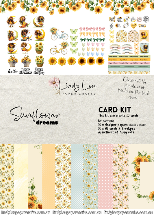 A6 Card Kit - Sunflower Dreams