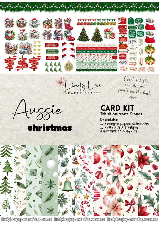 A6 Card Kit - Aussie Christmas