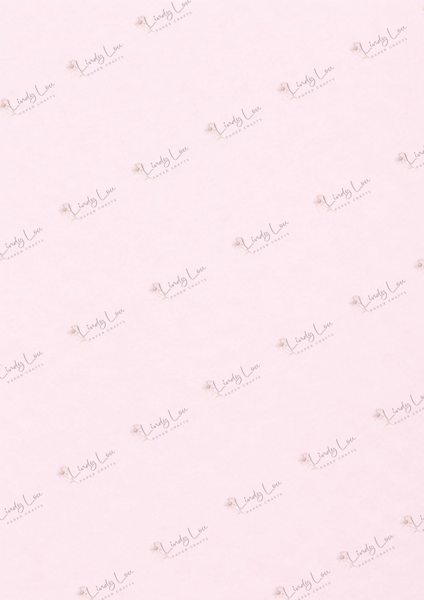 A4 Single Sheet - Mother's Day - Blush Veil