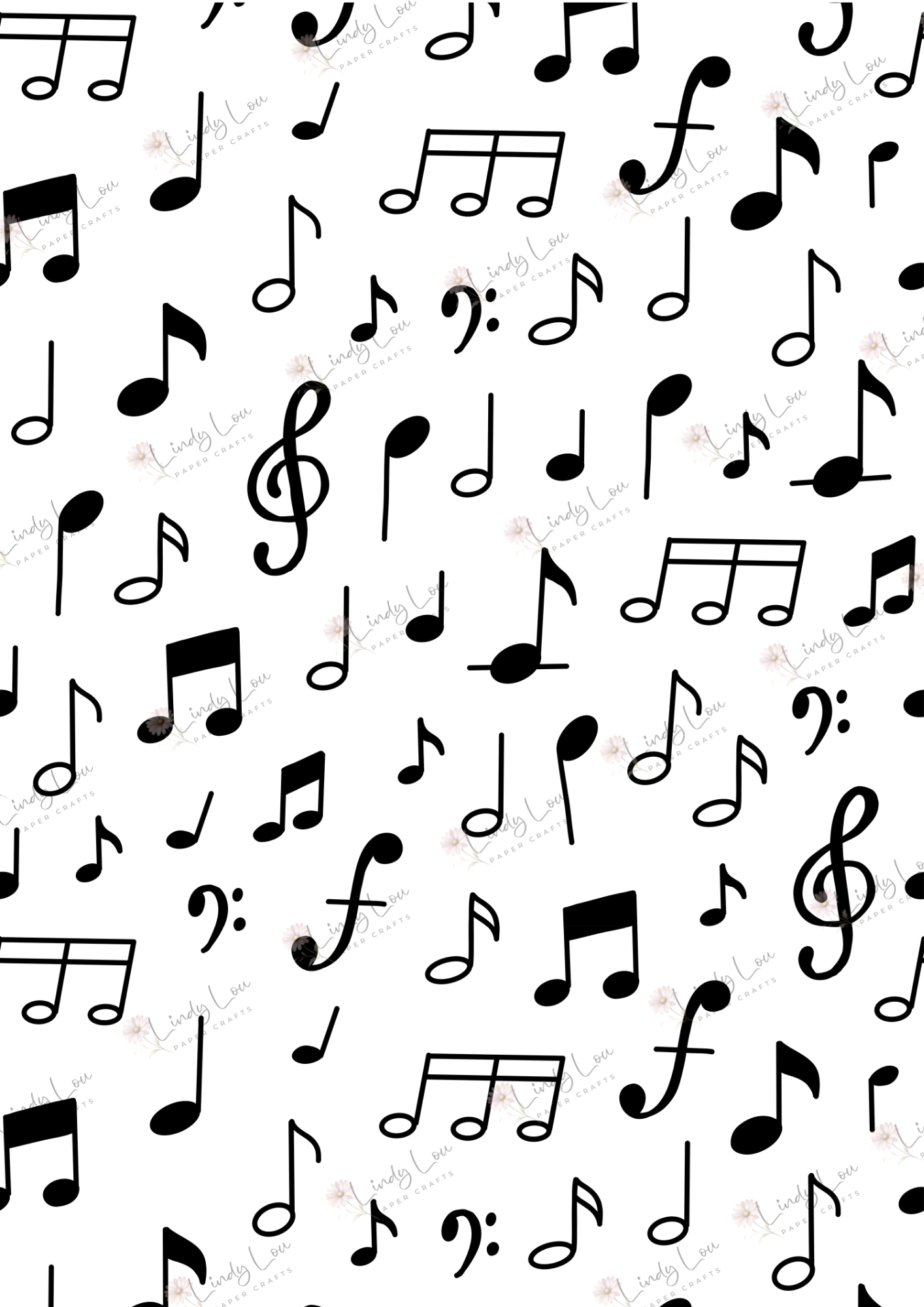 A4 Single Sheet - Man Made Memories - In Tune