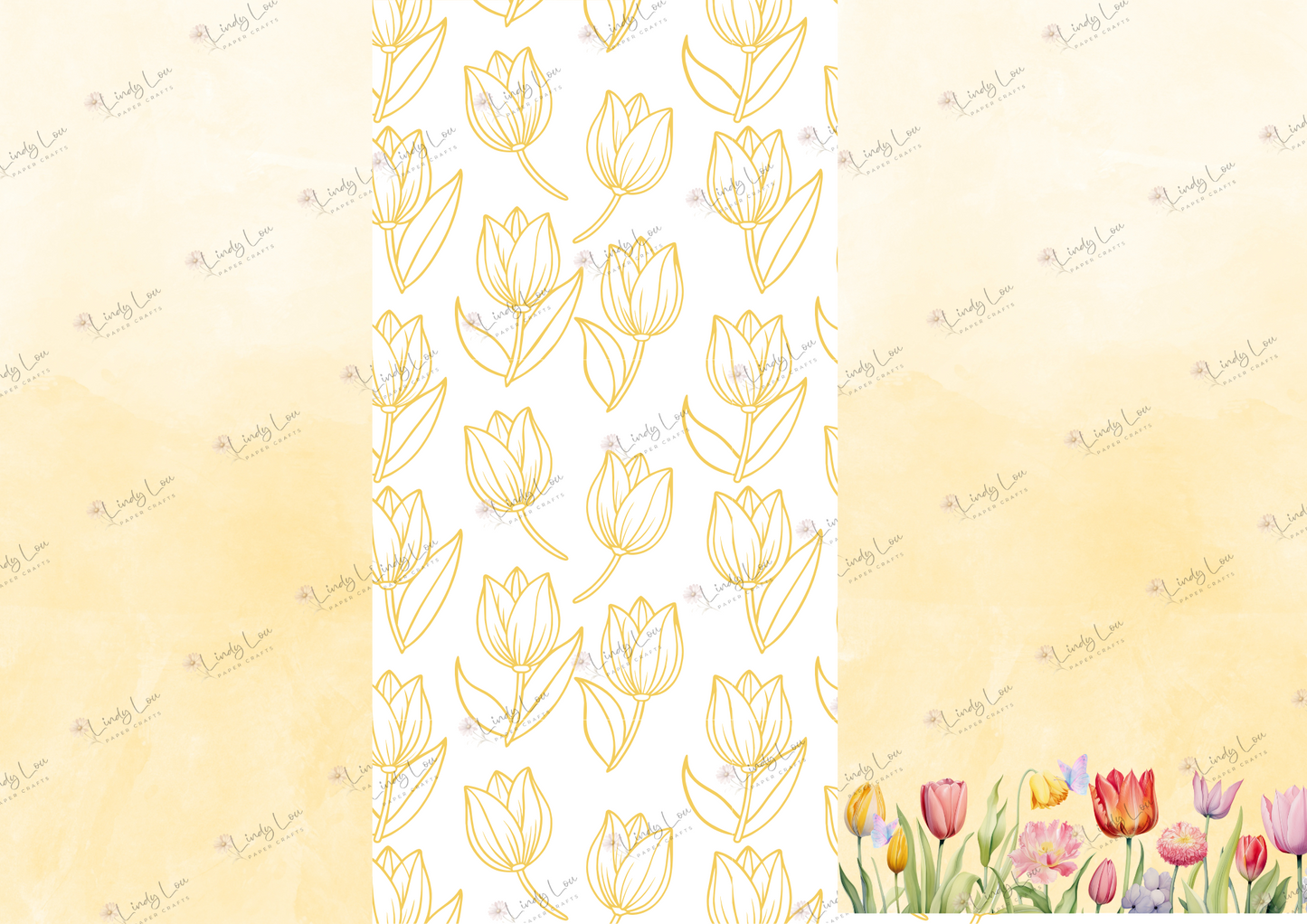 A4 Paper Collection - Tip Toe through the Tulips