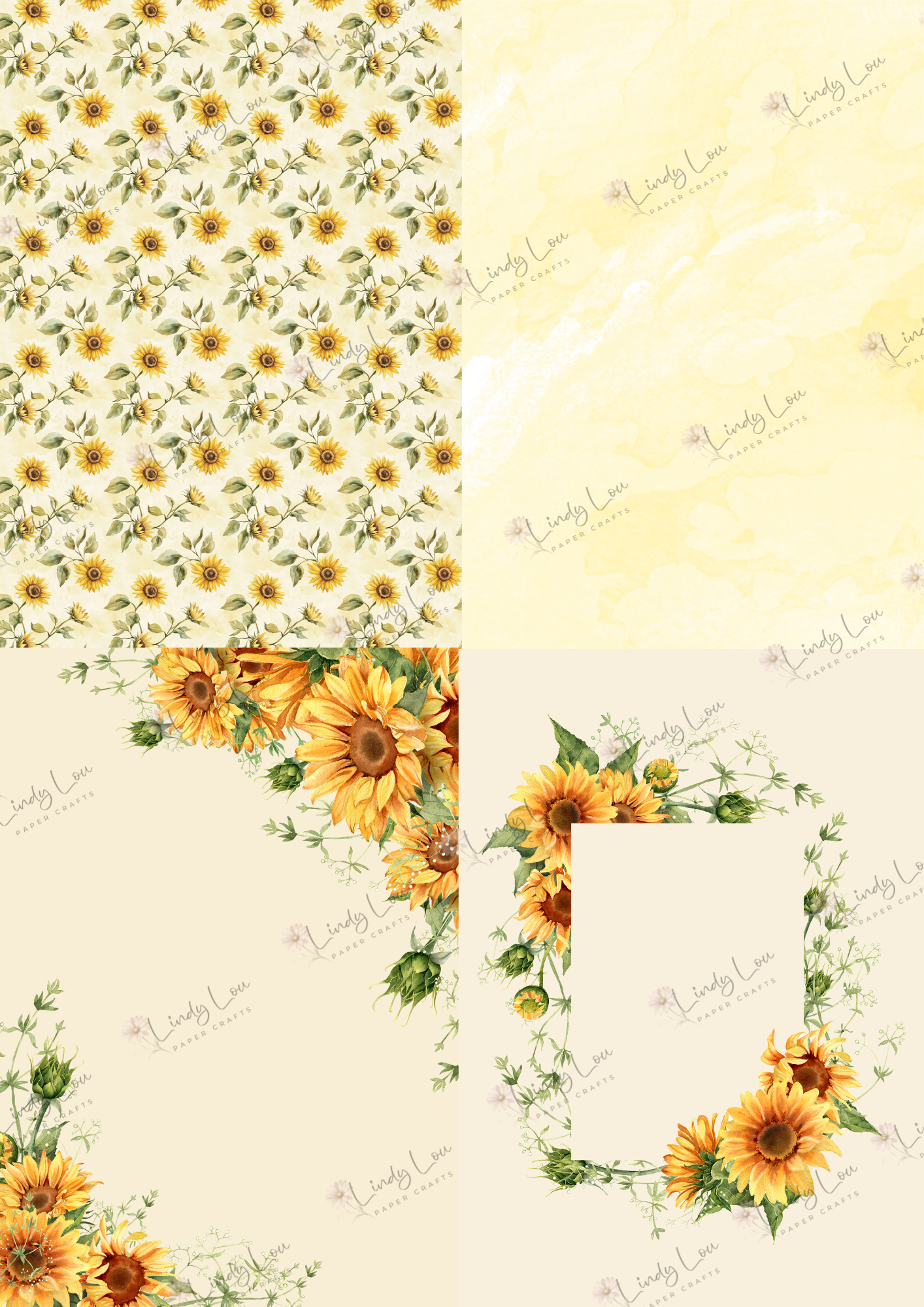 A6 Card Kit - Sunflower Dreams