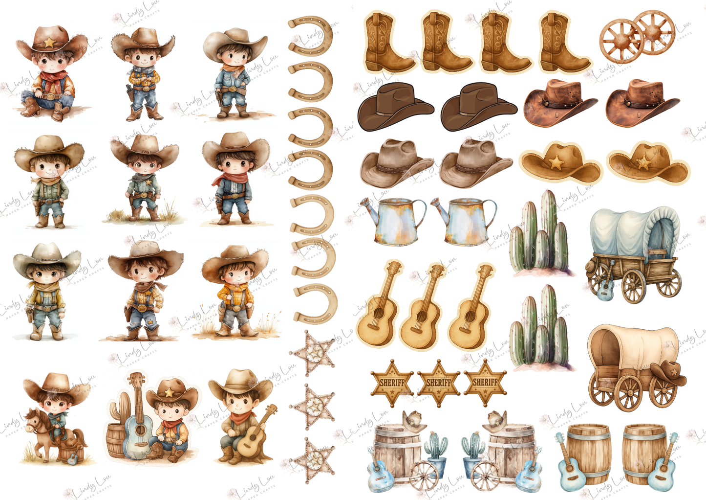 A4 Paper Collection - Giddy Up Cowboy