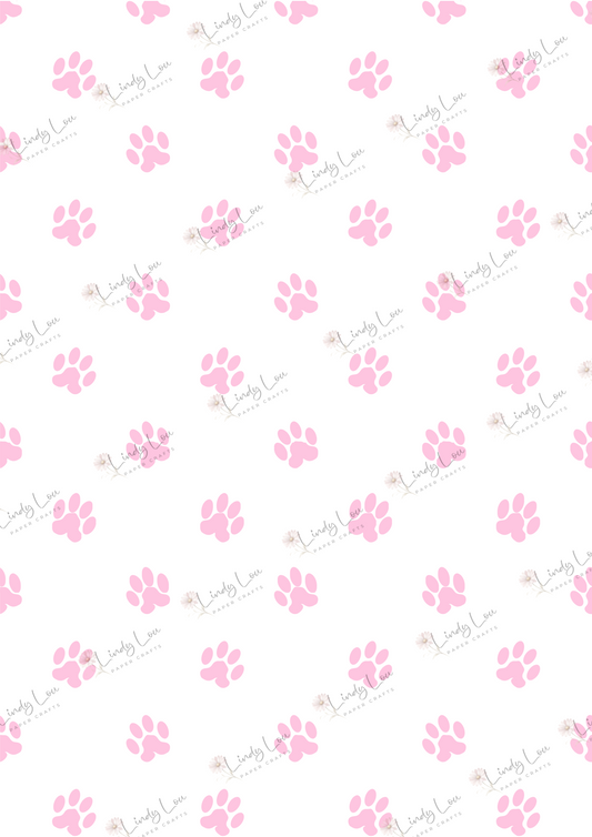 A4 Single Sheet - My Best Friend - Pink Pawty