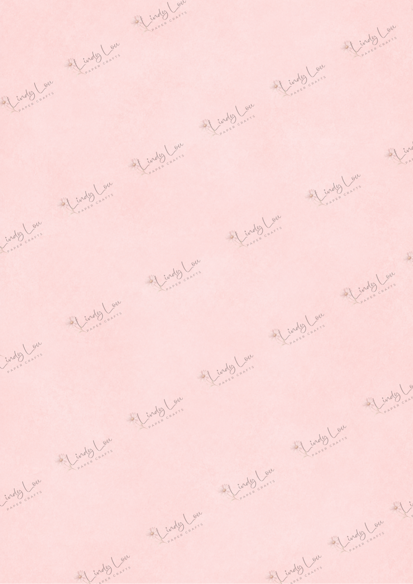 A4 Single Sheet - Lily's Cottage - Cottage Blush