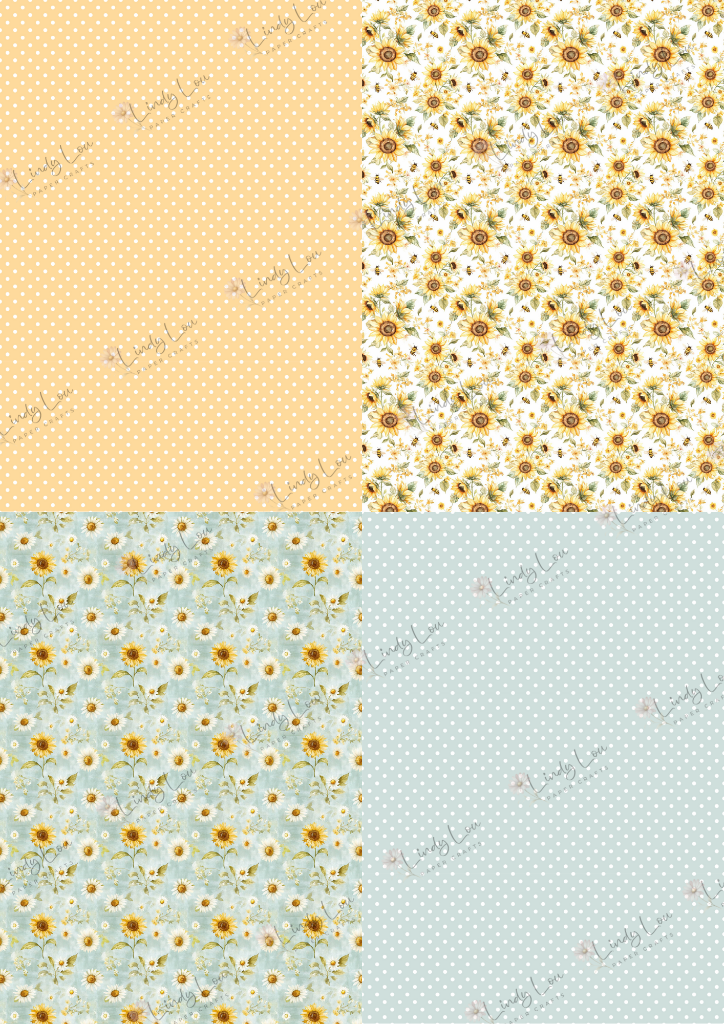 A6 Card Kit - Sunflower Dreams