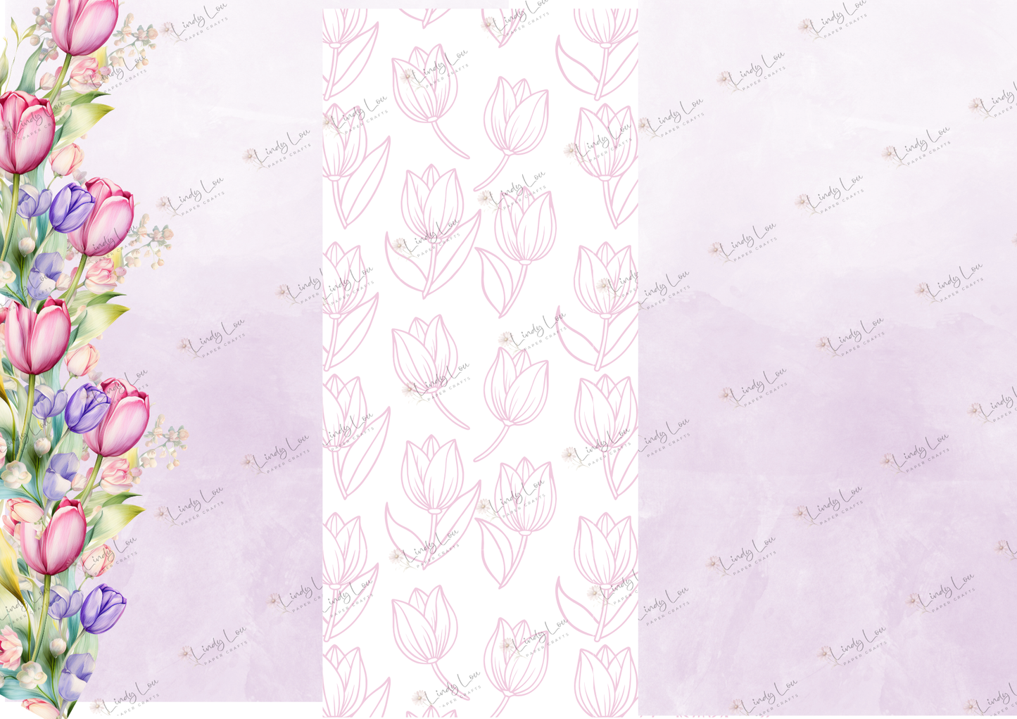 A4 Paper Collection - Tip Toe through the Tulips