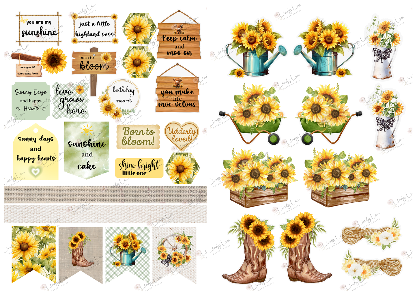 A4 Paper Collection - Sunshine & Moo