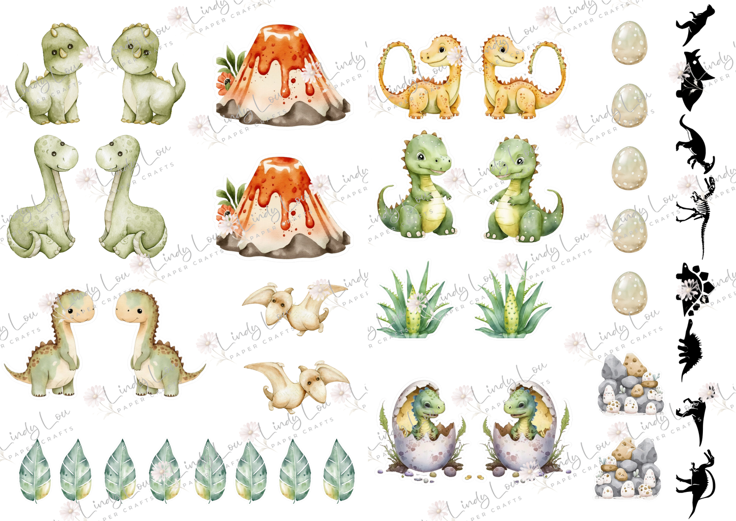 A4 Paper Collection - Dino Saurus