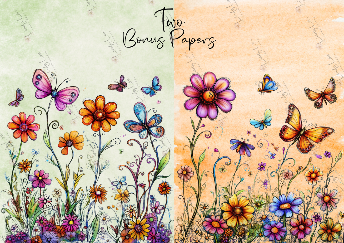 A4 Bumper Edition Paper Collection - Butterfly Kisses & Quirky Wishes