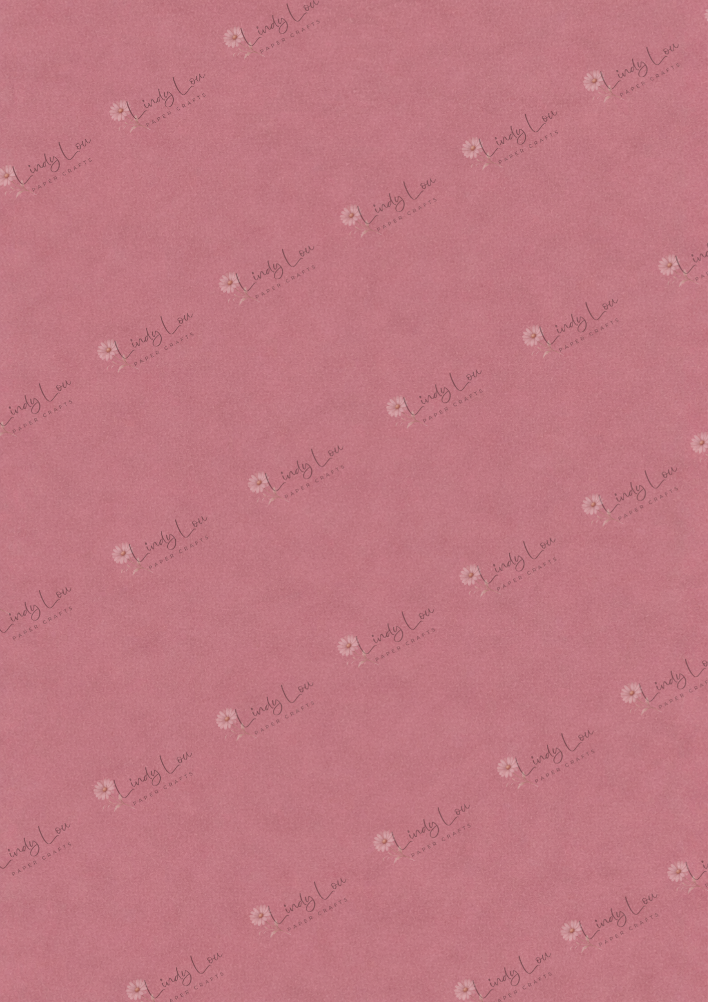 A4 Single Sheet - Burgundy & Blue- Dusty Rose