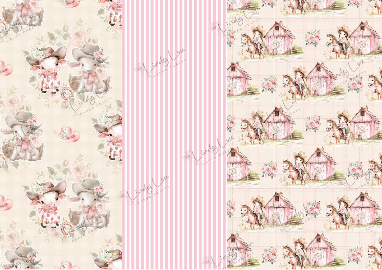 A4 Paper Collection - Cute Little Cowgirl