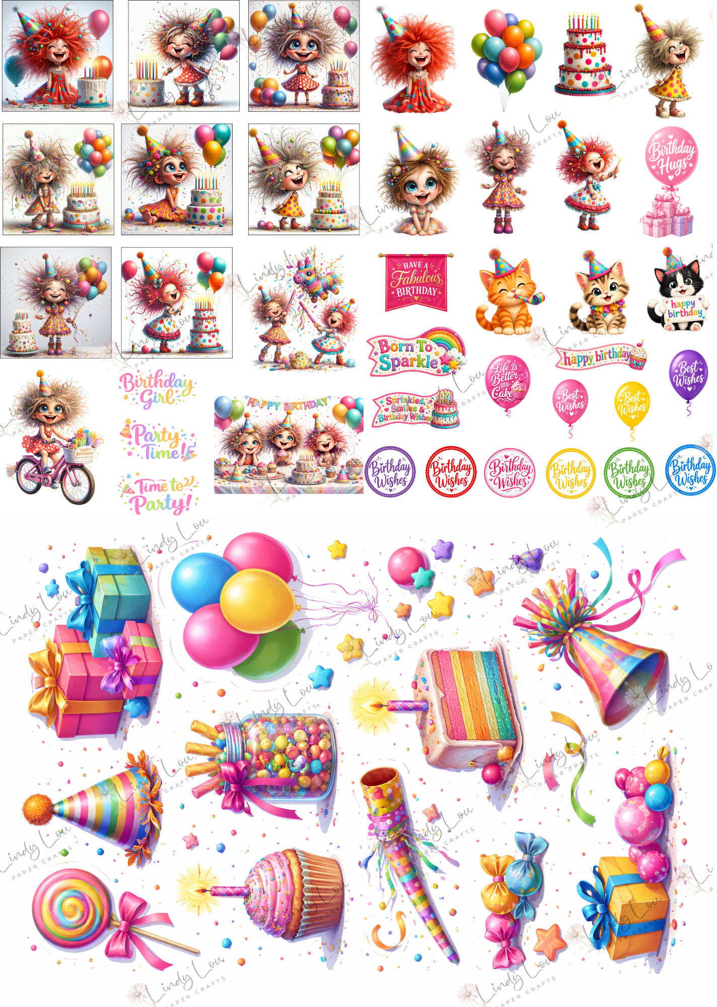 A4 Paper Collection - Birthday Giggles