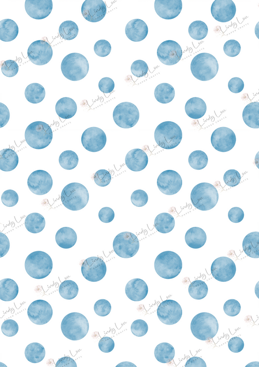 A4 Single Sheet - My Best Friend - Blueberry Bubbles