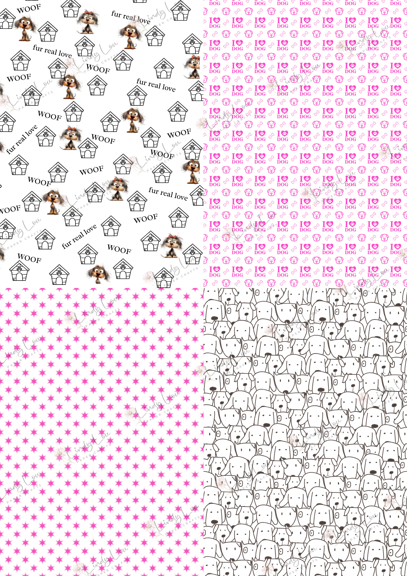 A6 Card Kit - Pawsitively Adorable