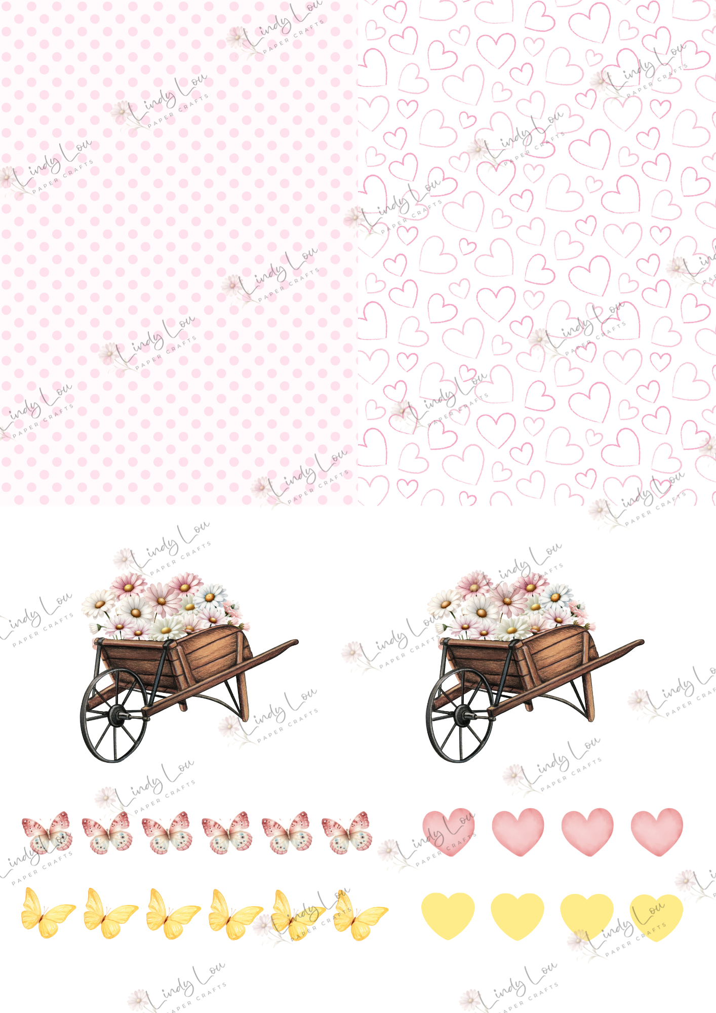 A6 Card Kit - Daisy Whispers