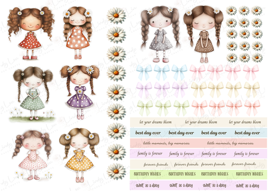 A4 Bumper Edition Paper Collection - Daisy Girls