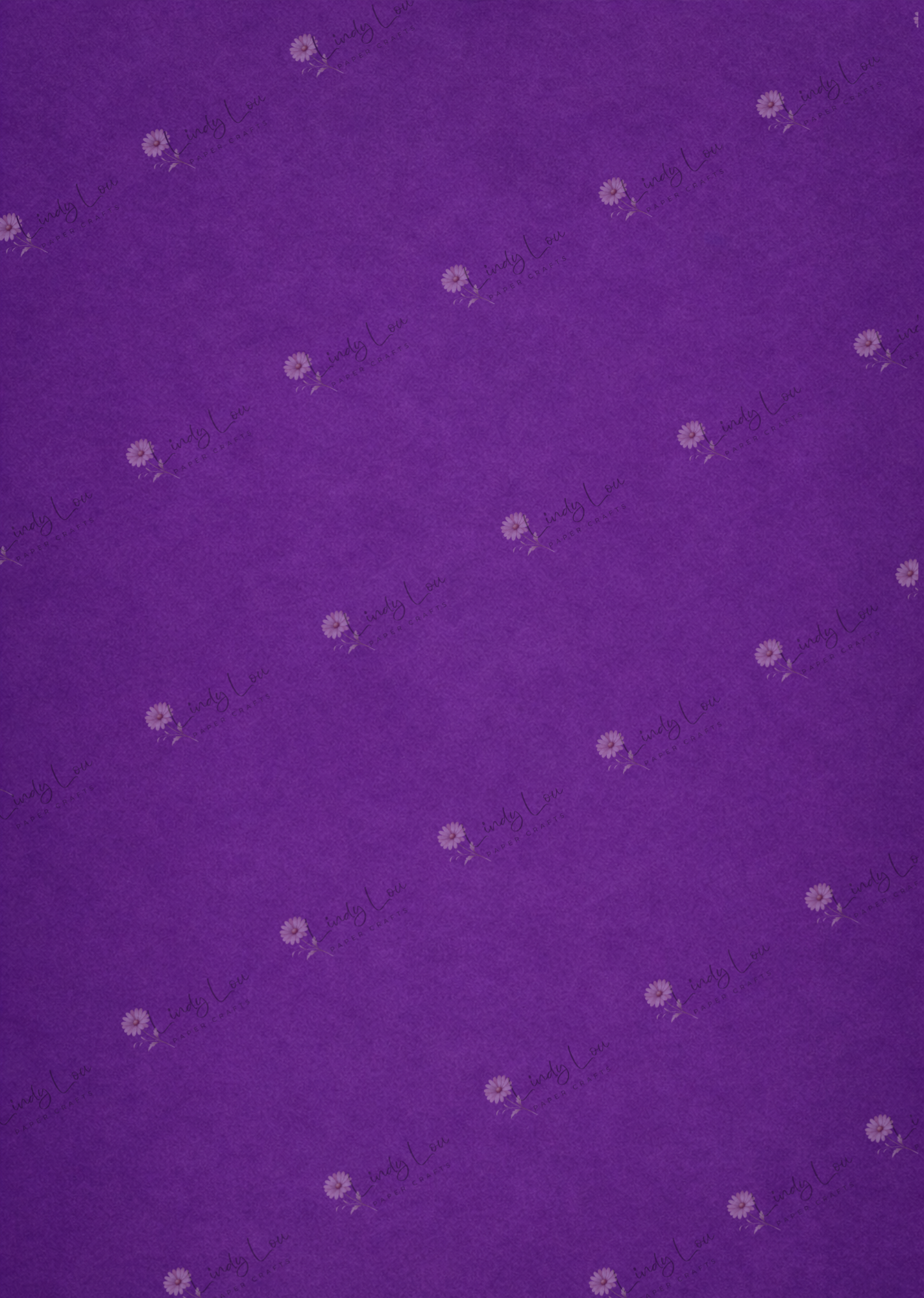 A4 Single Sheet - Absolutely Fabulous - Fabulous Purple