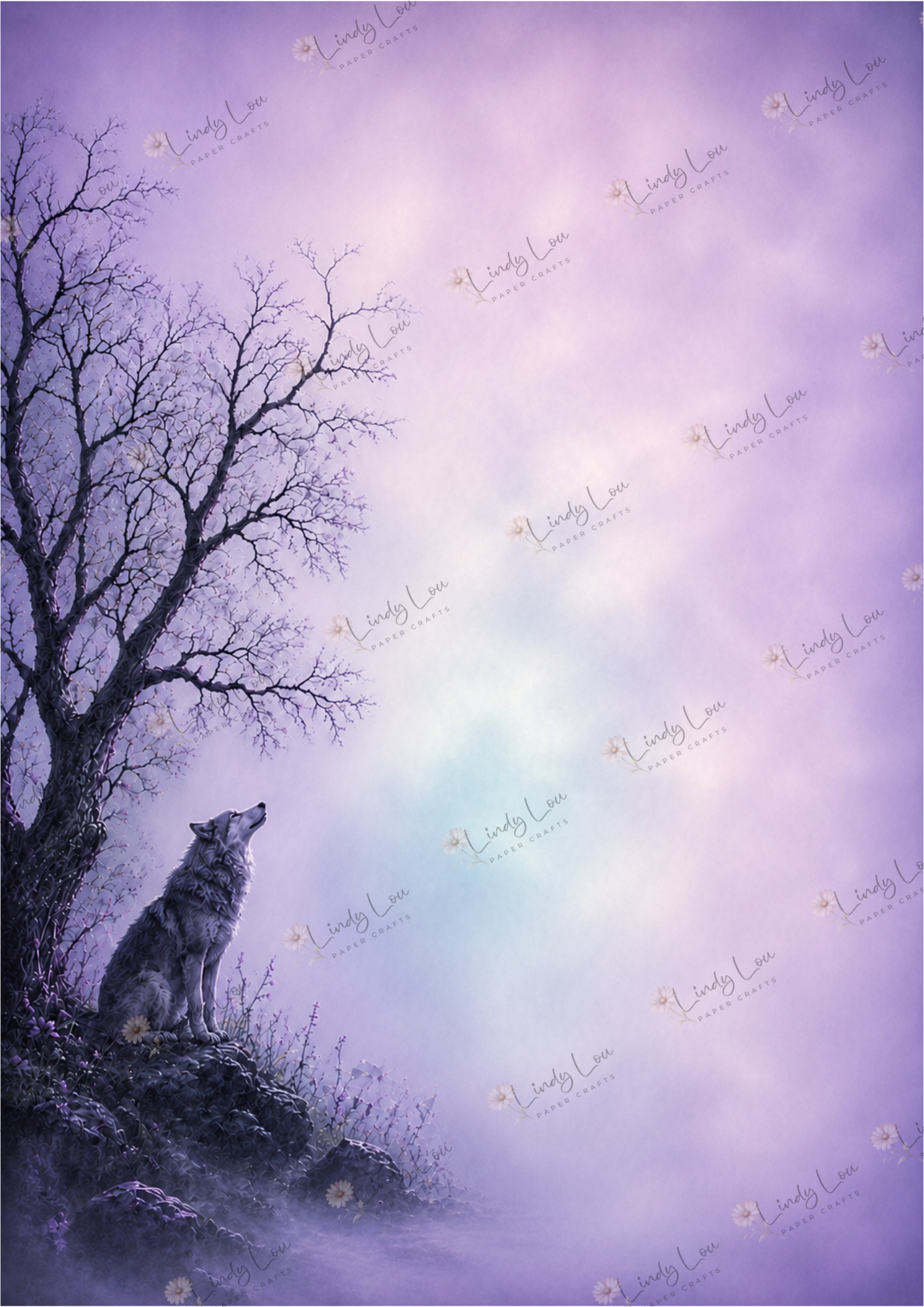 A4 Single Sheet - Gothic Girl Dreams - Guardian of the Hollow