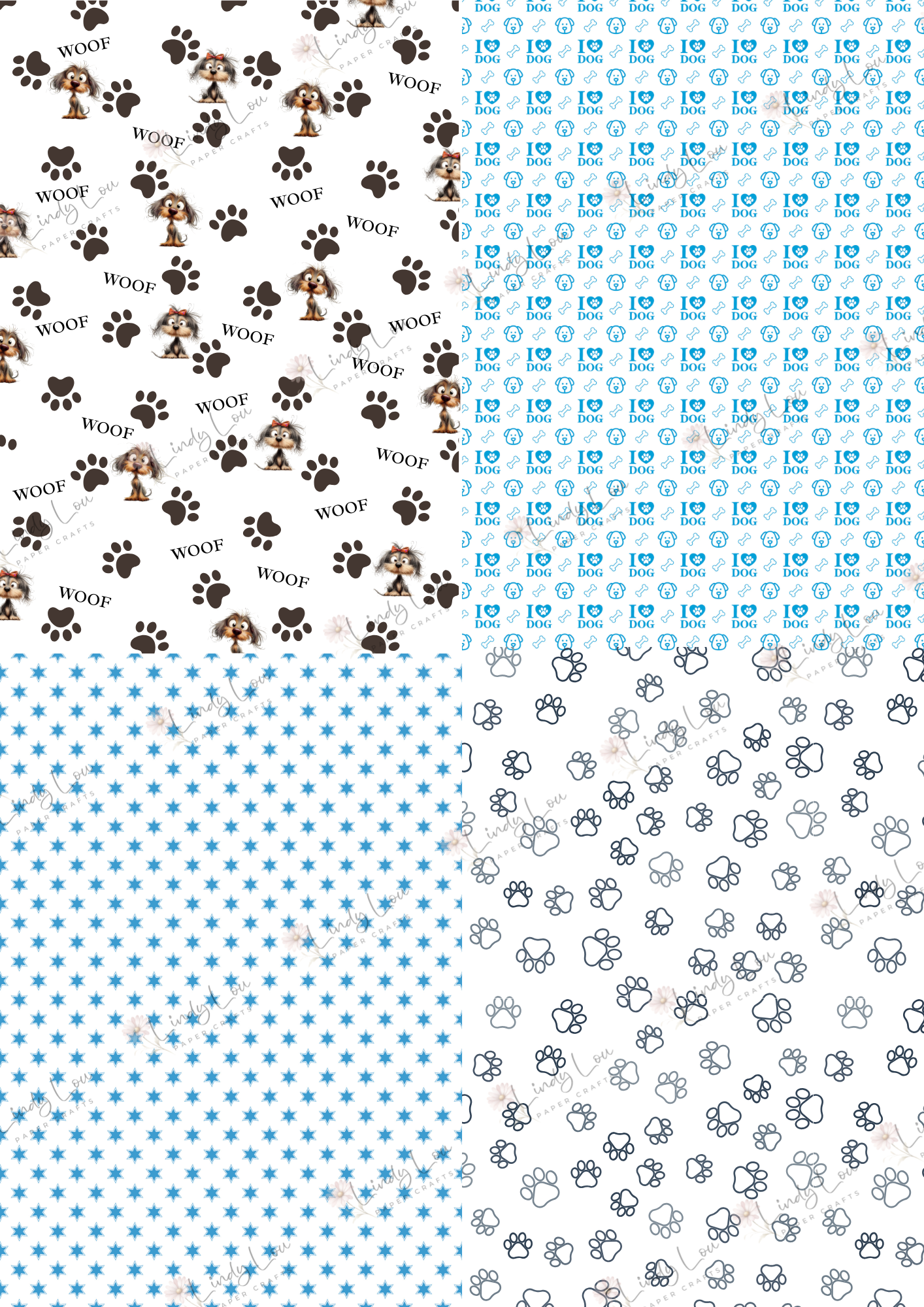 A6 Card Kit - Pawsitively Adorable