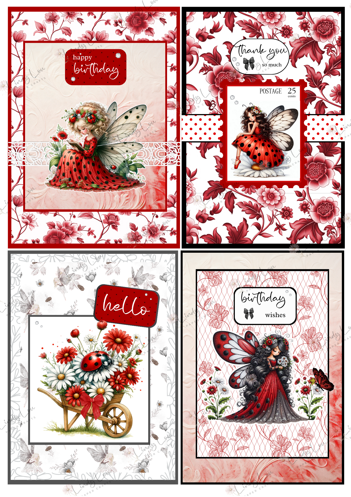 A6 Card Kit - Fairyland