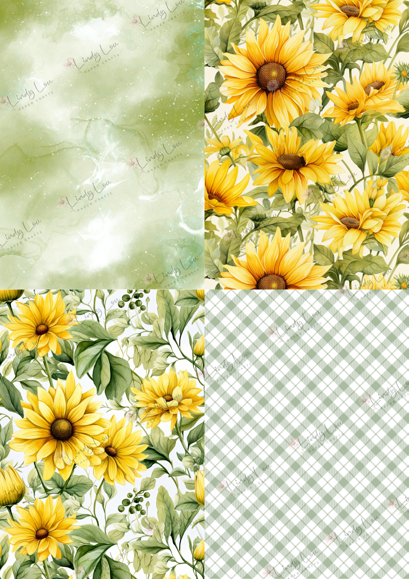 A6 Card Kit - Sunshine & Moo