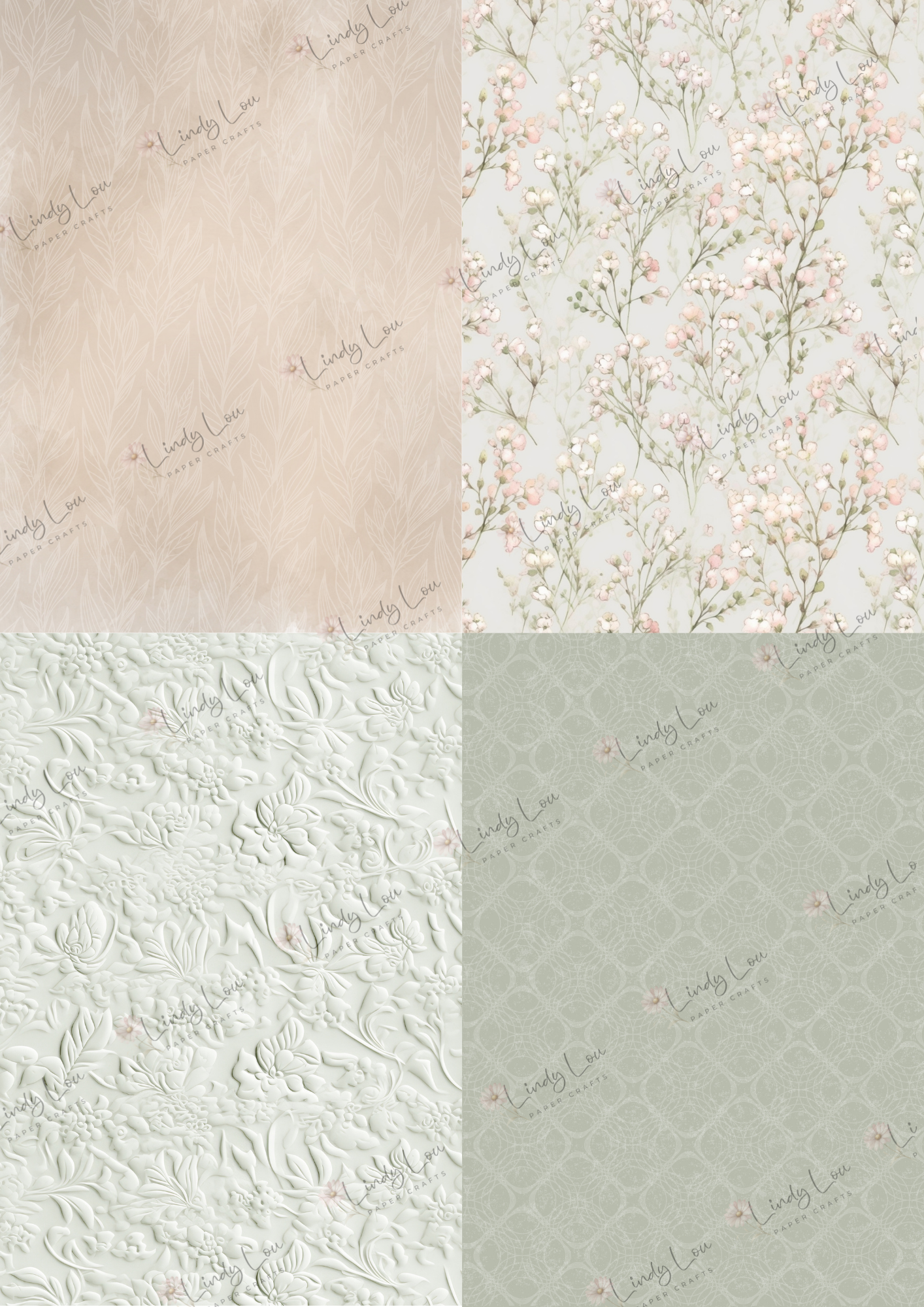 A6 Card Kit - Tied with a Kiss