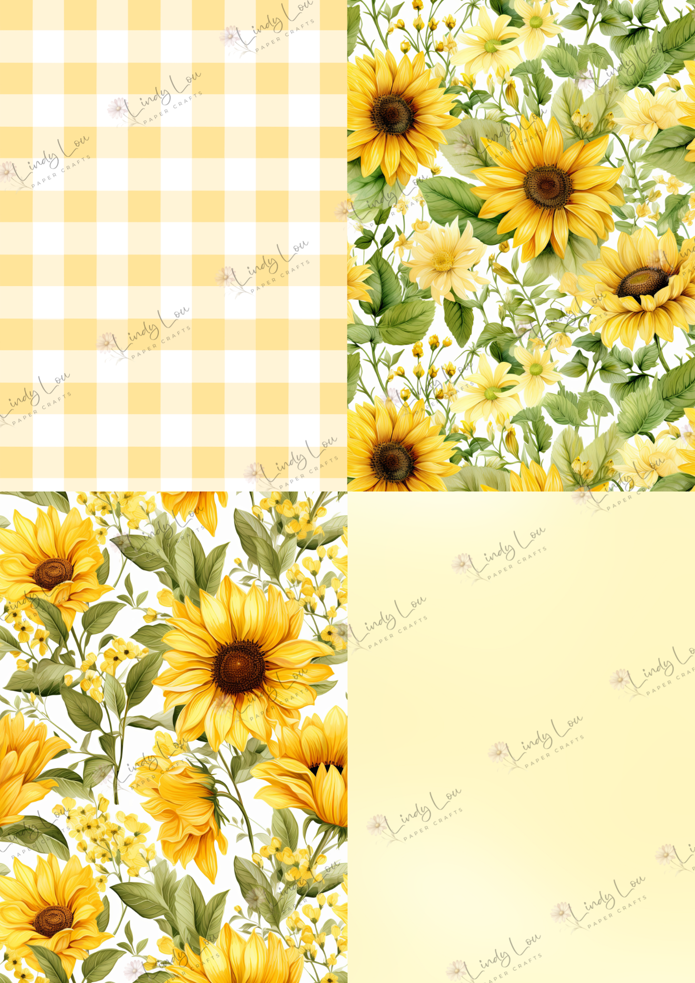 A6 Card Kit - Sunshine & Moo