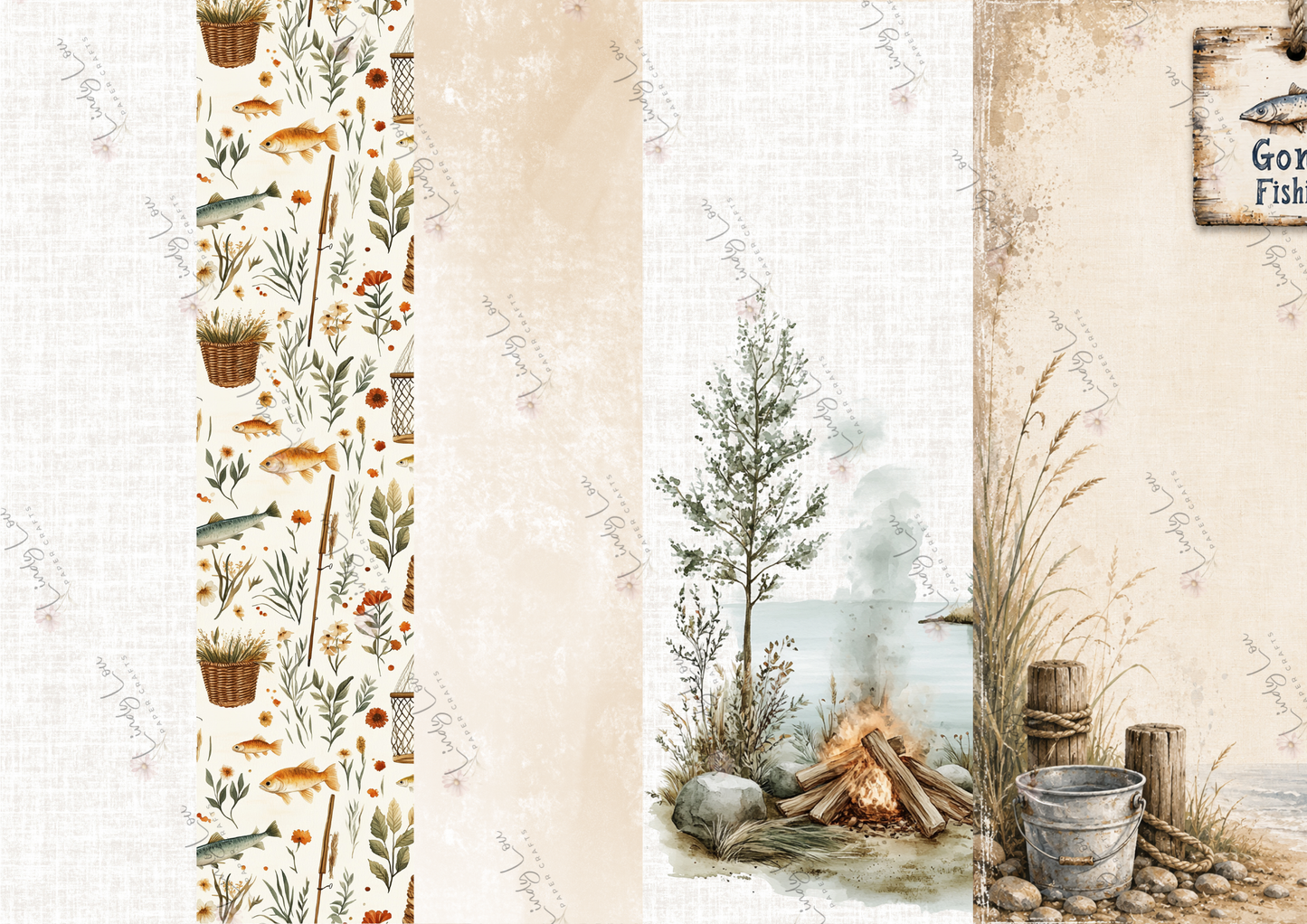 A4 Paper Collection - Gone Fishing