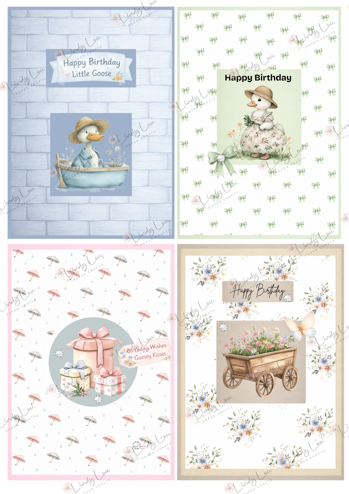 A6 Card Kit - Little Goose Adventures