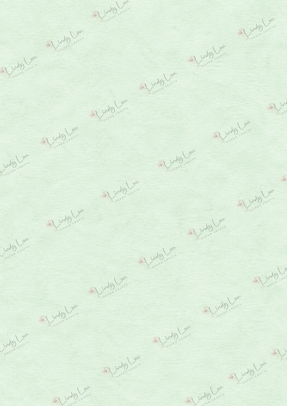 A4 Paper Pack - a Little bit of Pretty - Mint