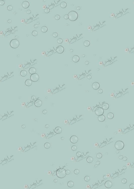 A4 Single Sheet - Gone Fishing - Raindrops