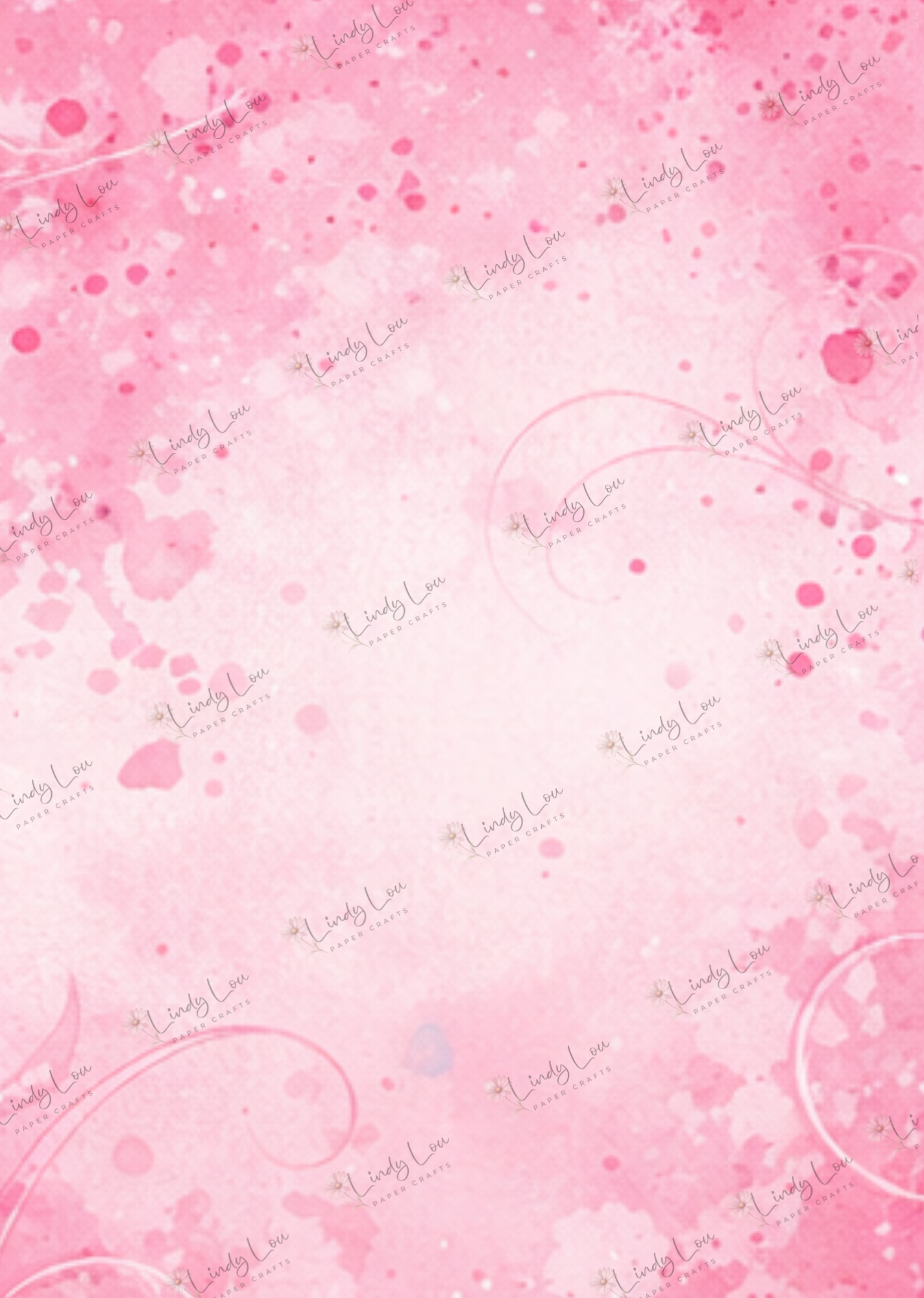 A4 Single Sheet - Absolutely Fabulous - Pink Perfection