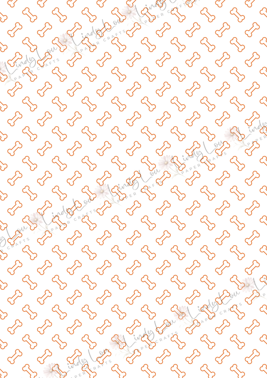 A4 Single Sheet - Paws & Whiskers - Bone Parade