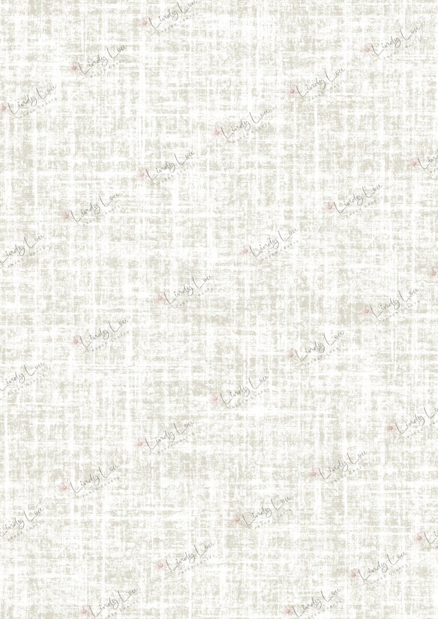 A4 Single Sheet - Wisteria Walk - Simply Linen
