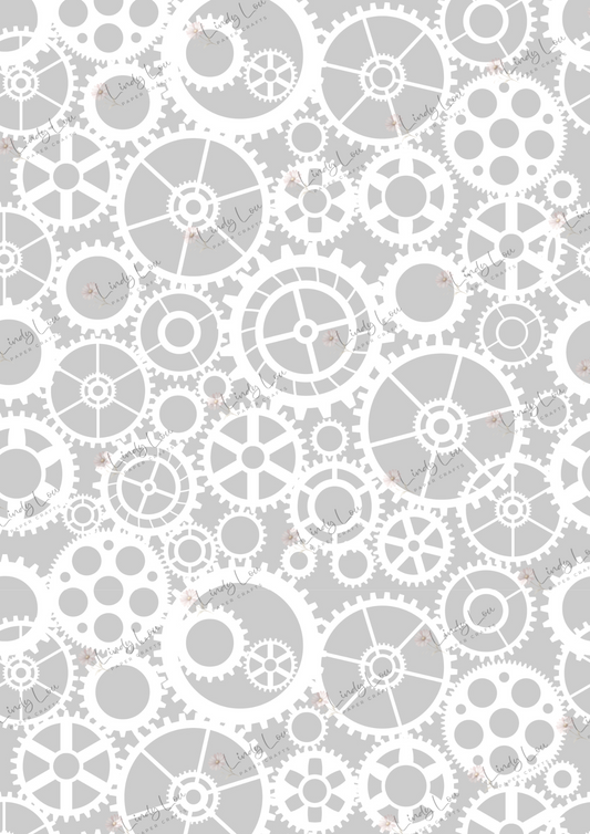 A4 Single Sheet - Robot Squad - Gear Works