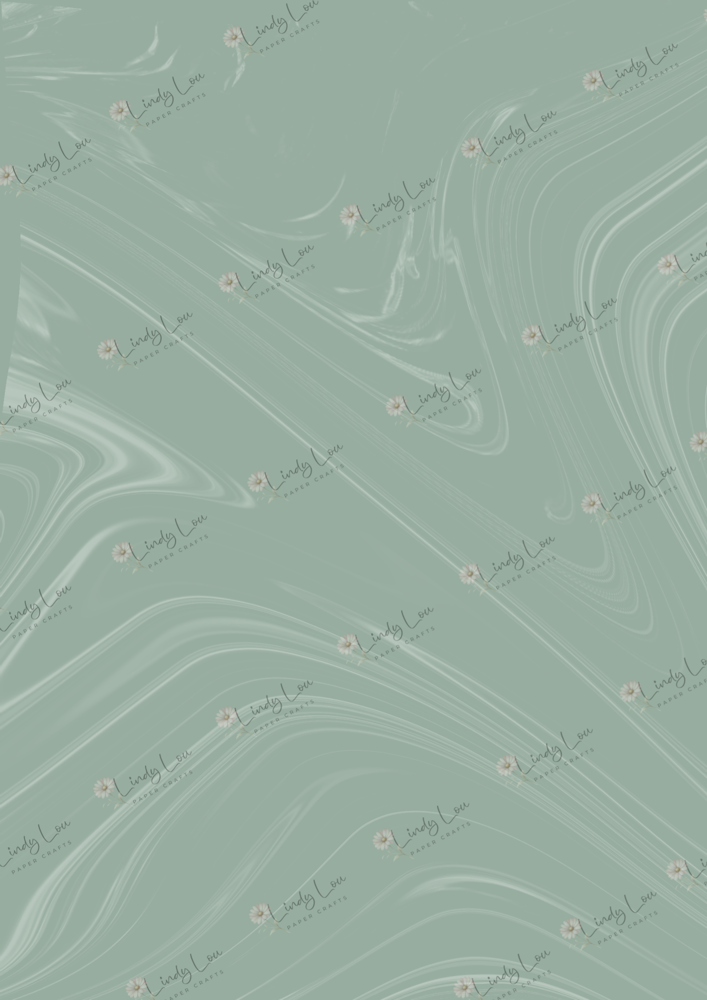 A4 Single Sheet - Gone Fishing - Tidal Swirl