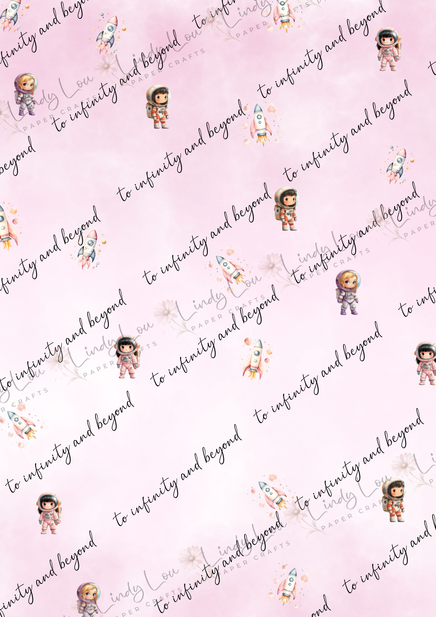 A4 Single Sheet - Cosmic Cuties - To Infinity