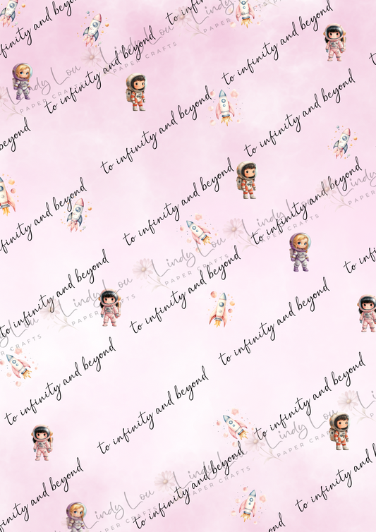 A4 Single Sheet - Cosmic Cuties - To Infinity