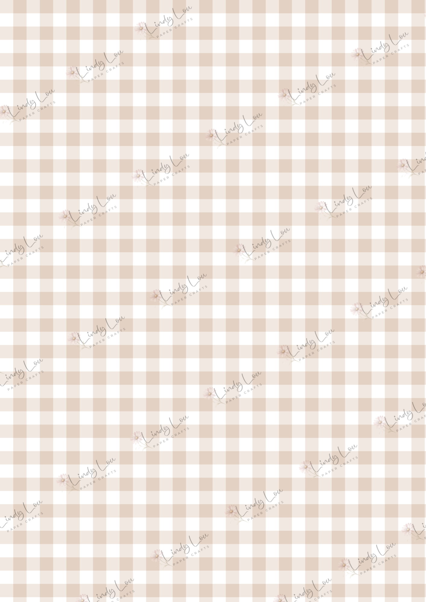 A4 Single Sheet - Boho Baby - Welcome Little One (no image)