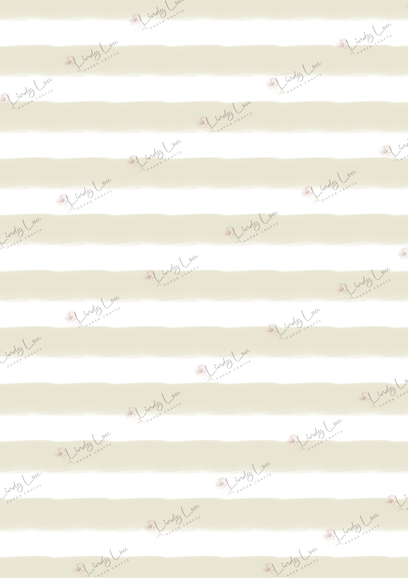 A4 Single Sheet - Dino Saurus - Little Dino Stripes (no image)