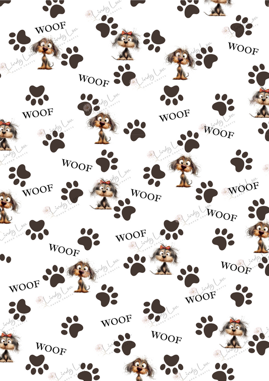 A4 Single Sheet - Pawsitively Adorable - Tail Waggin’ Cute