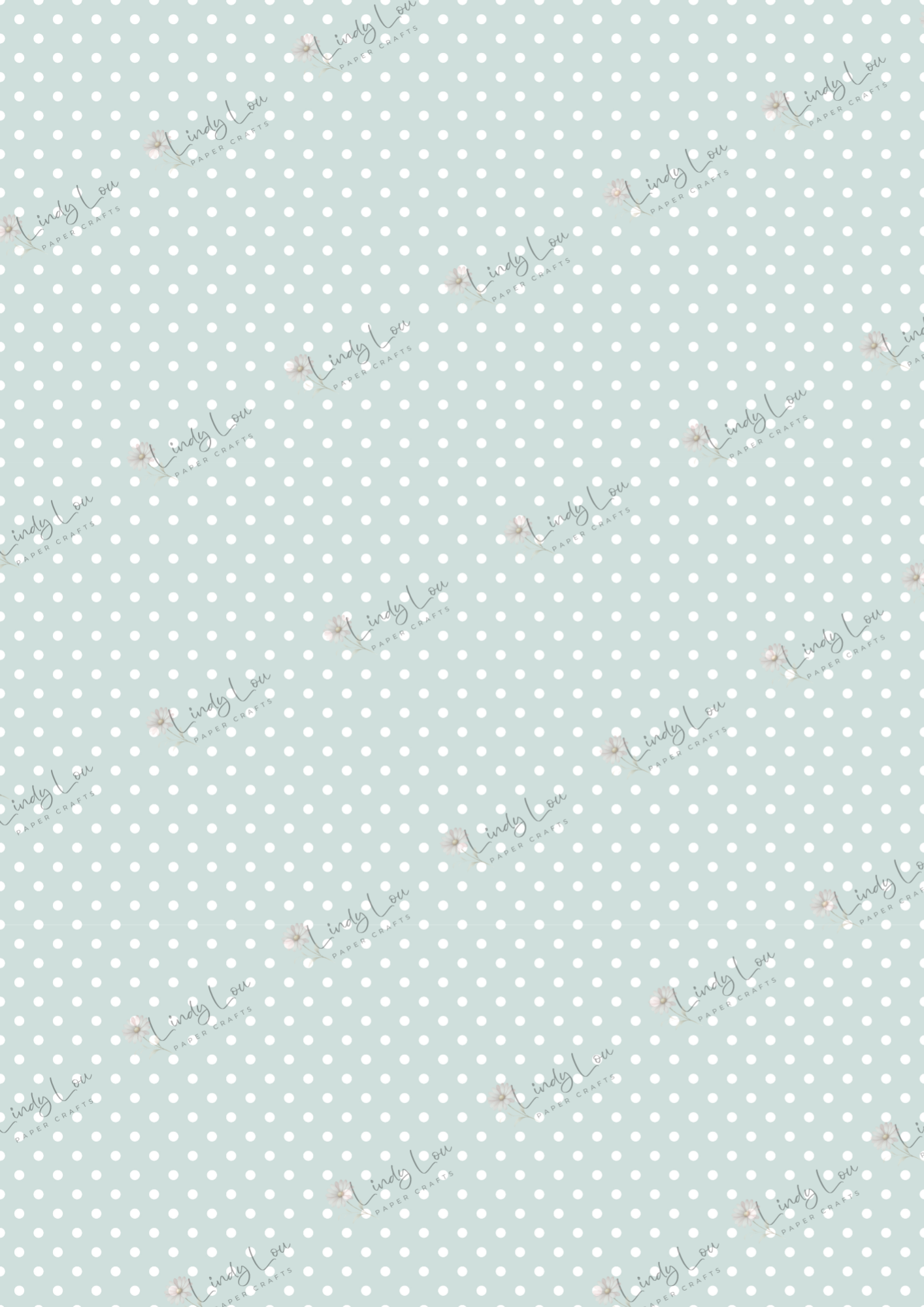 A4 Single Sheet - Sunflower Dreams - Green Dot