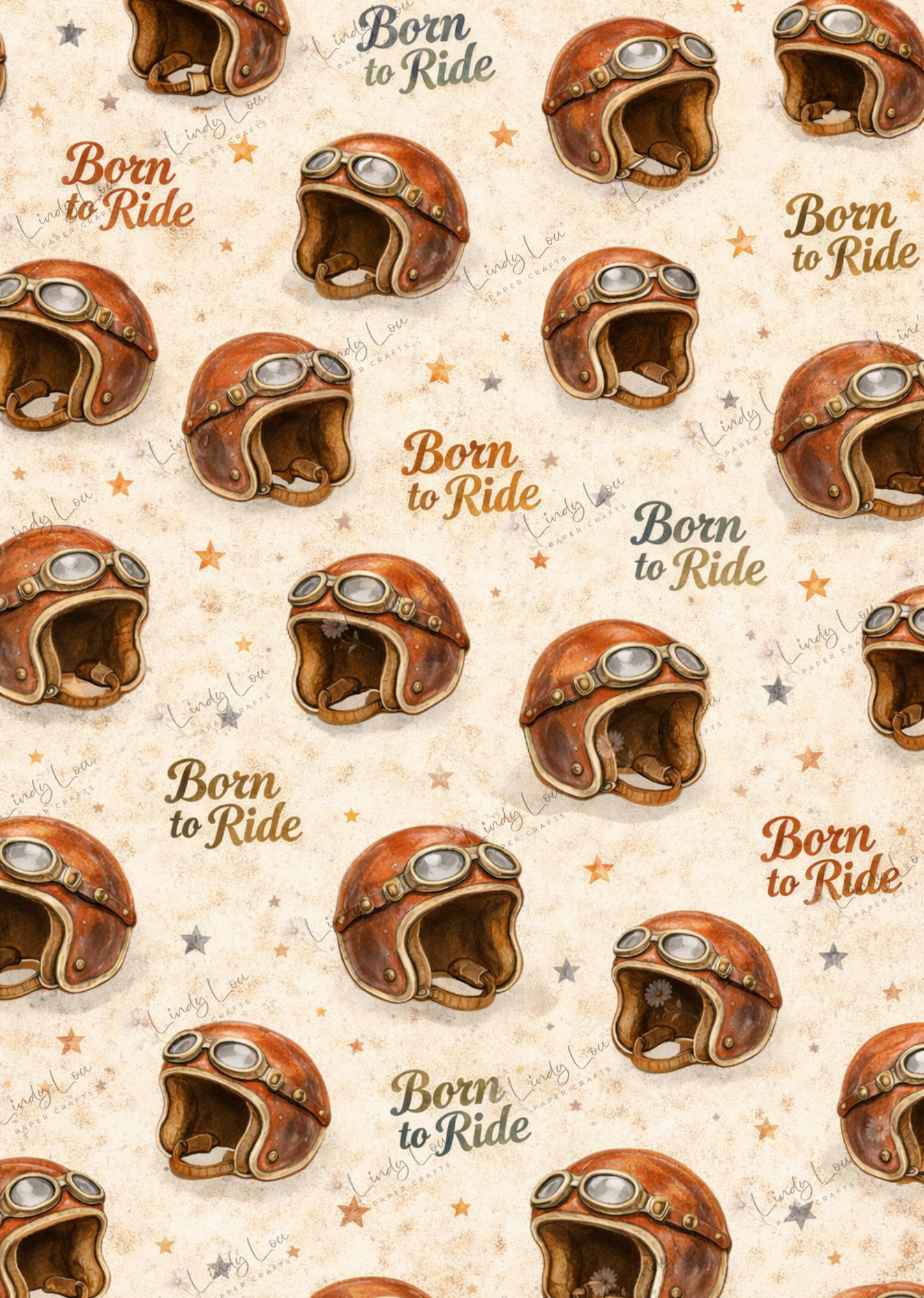A4 Single Sheet - Grandpa's Joy Ride & Tractor Tales - Born to Ride