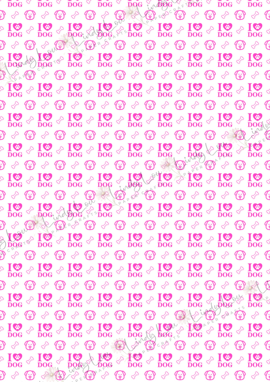 A4 Single Sheet - Pawsitively Adorable - Love my Puppy