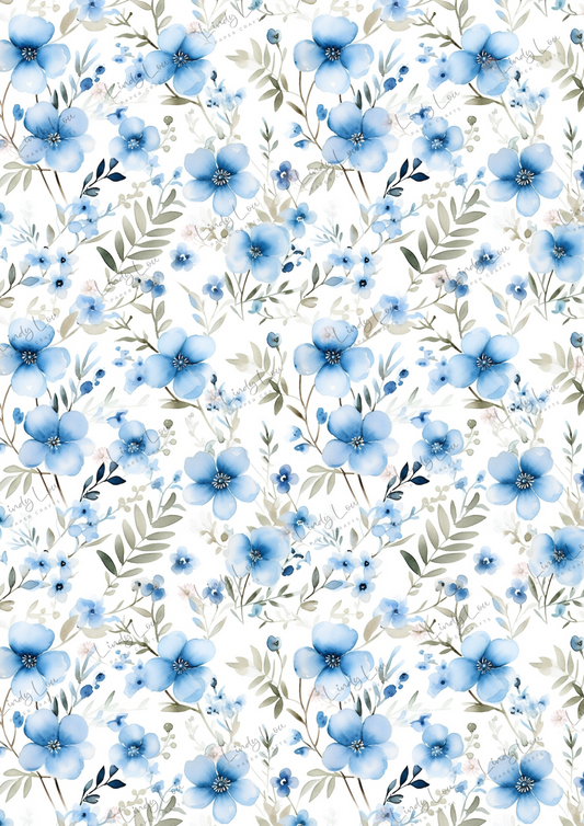 A4 Single Sheet - Ballerina Blossoms - Bluebell Ballet