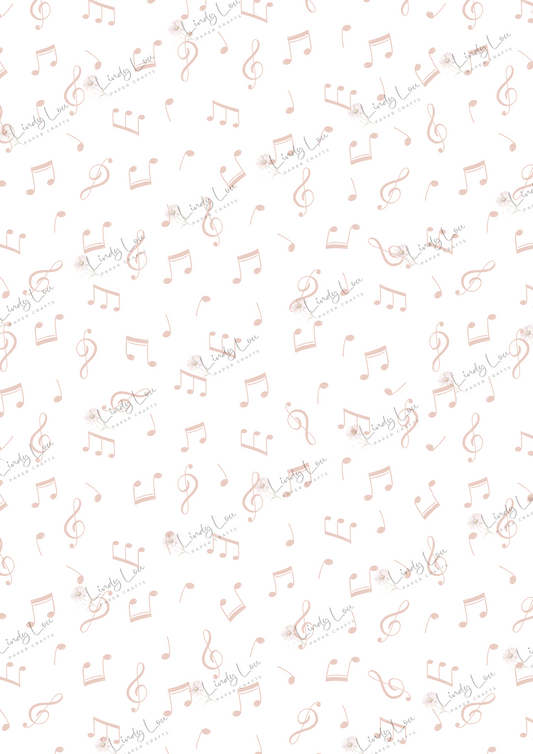 A4 Single Sheet - Tiny Dancer - Soft Notes