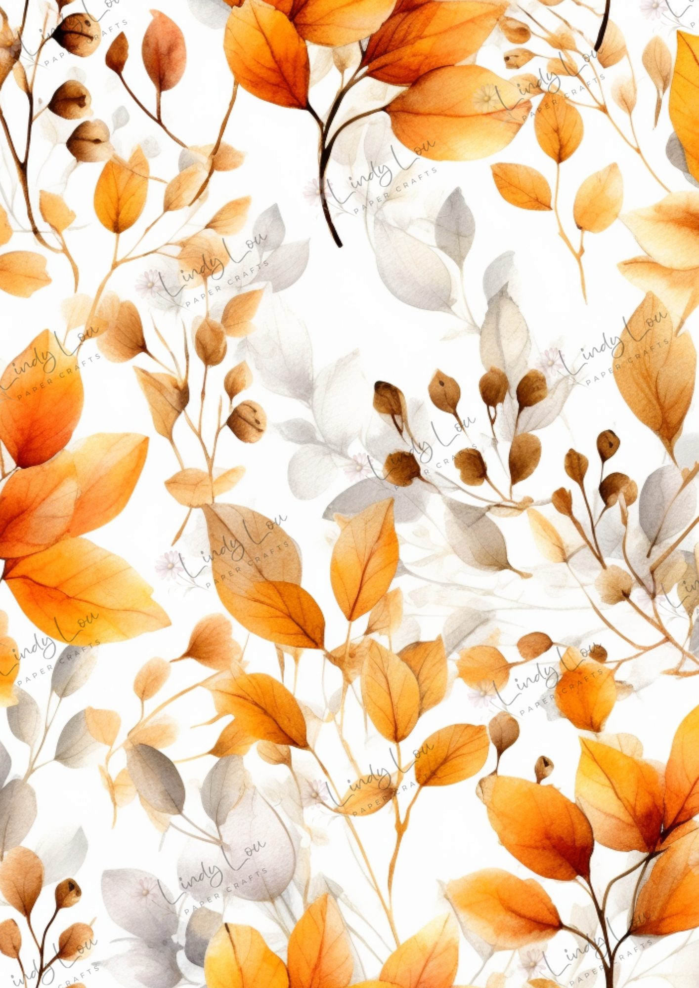A4 Single Sheet - Amber Afternoon - Soft Fall